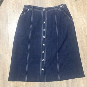 Weill France Button Front Skirt